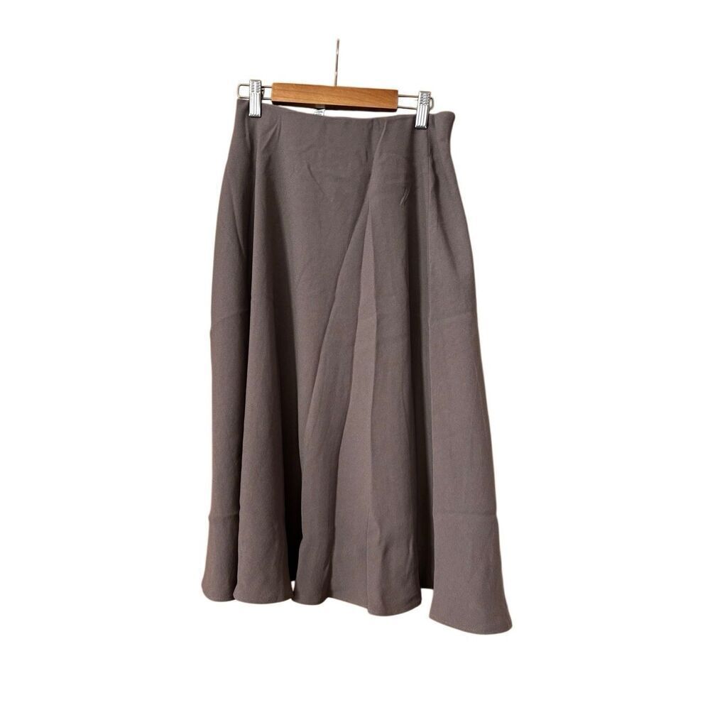 Spanx Carefree Crepe Asymmetrical Skirt smoke size XS NEW